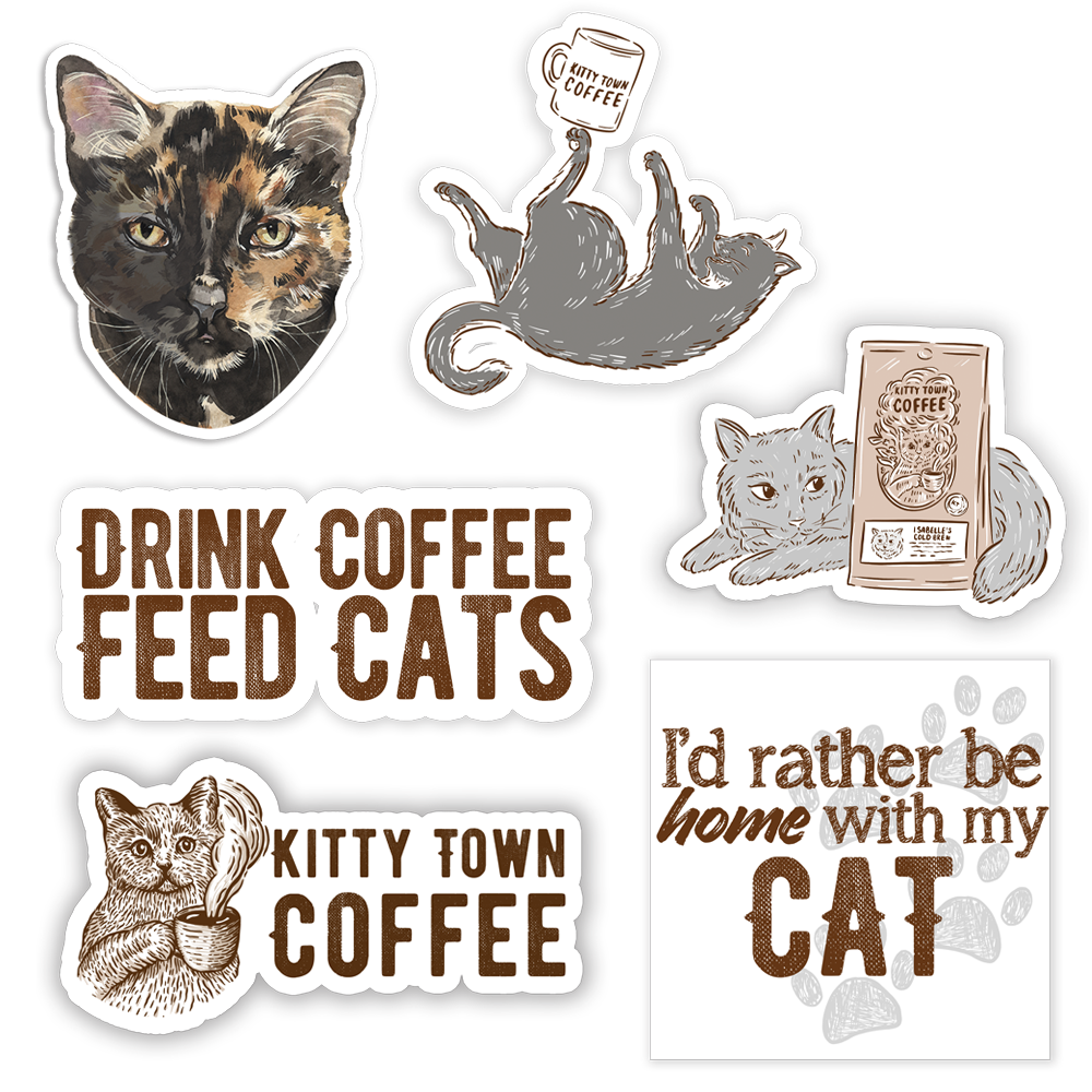 Kitty Town Coffee Gift Set