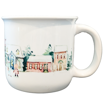 Christmas In Kitty Town Vintage Mug