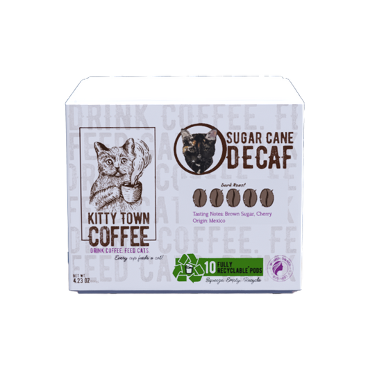 Recyclable Single Use Pods: Sugar Cane Decaf