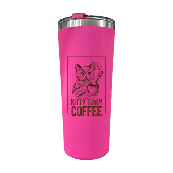 Pink Cat Tumbler | 20oz